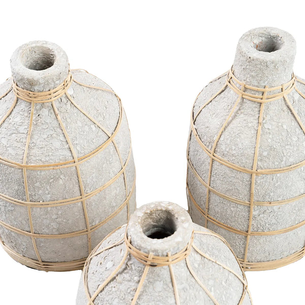 Le Vase Whoopy - Gris Béton Naturel - L
