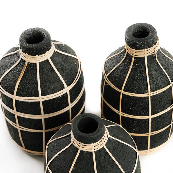 Le Vase Whoopy - Noir Naturel - L