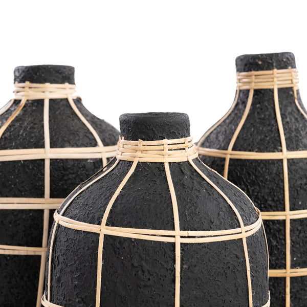 Le Vase Whoopy - Noir Naturel - M