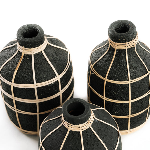 Le Vase Whoopy - Noir Naturel - S